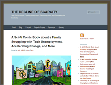 Tablet Screenshot of declineofscarcity.com